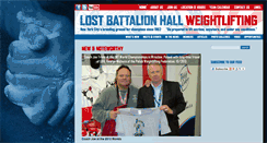 Desktop Screenshot of lostbattalionhallweightlifting.org